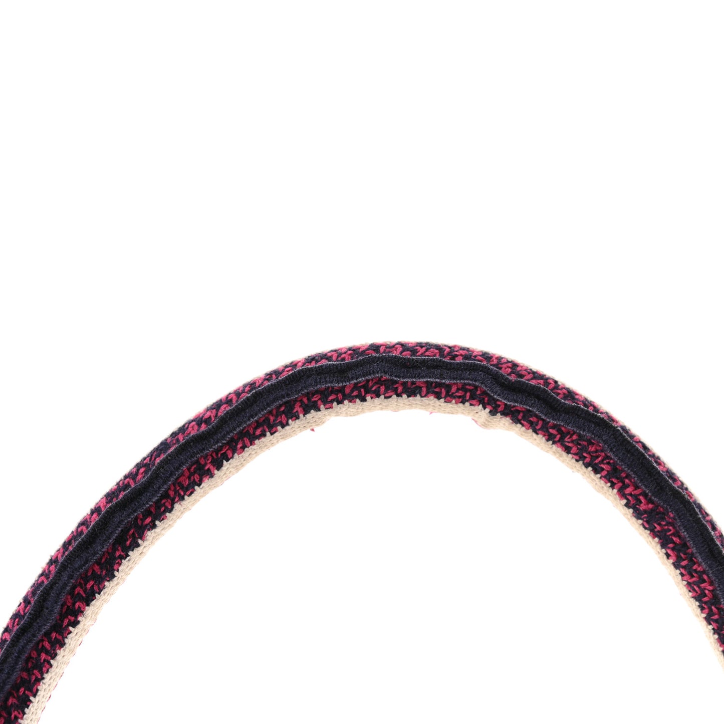 Canvas Embroidered Dior Animals Tiger Book Tote Deep Blue Fuchsia