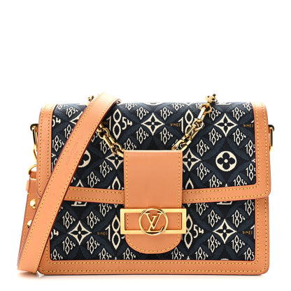 Louis Vuitton Jacquard Since 1854 Dauphine MM Blue 1 of 14
