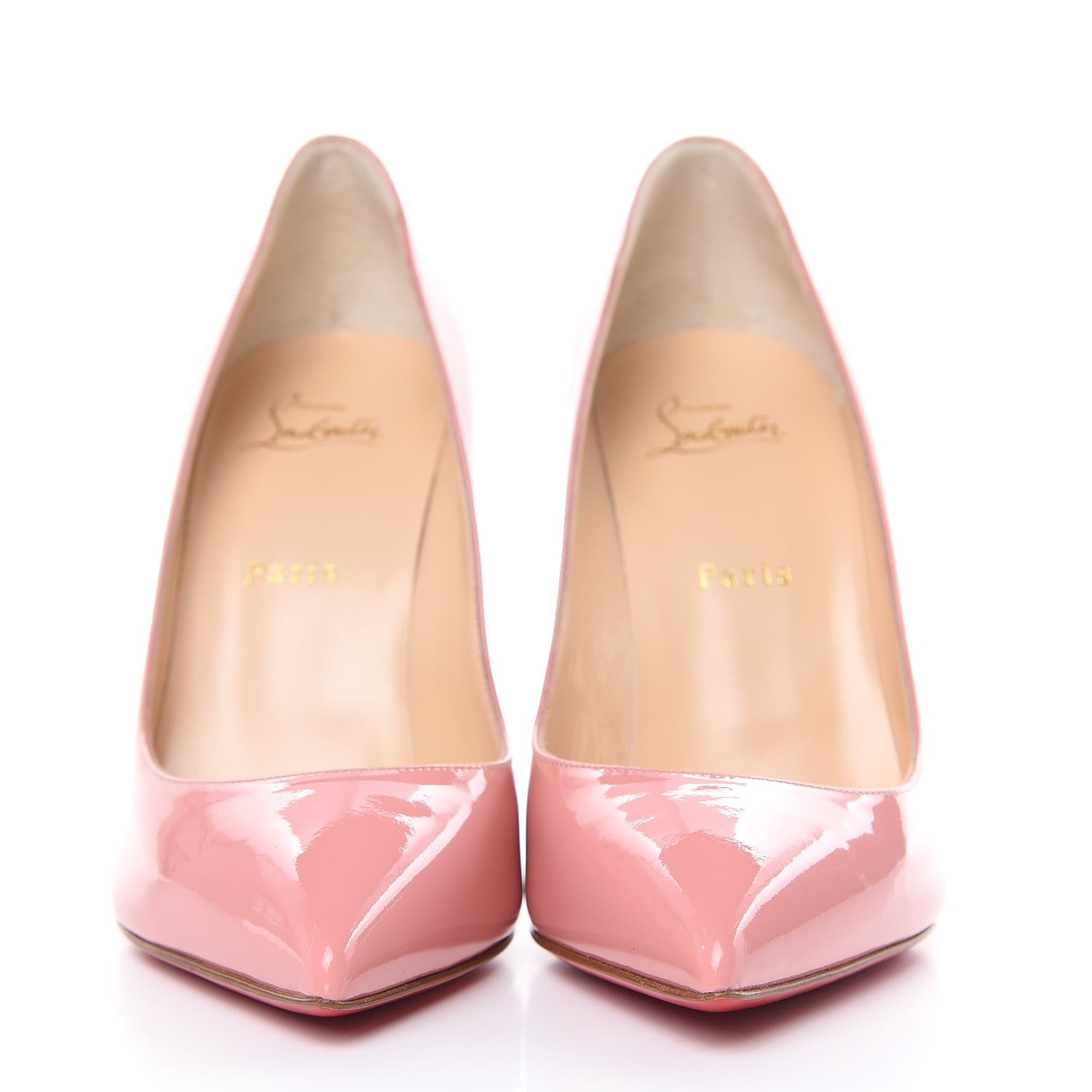 Christian Louboutin Patent Pigalle Follies 100 Pumps 40 Guimauve 2 of 8