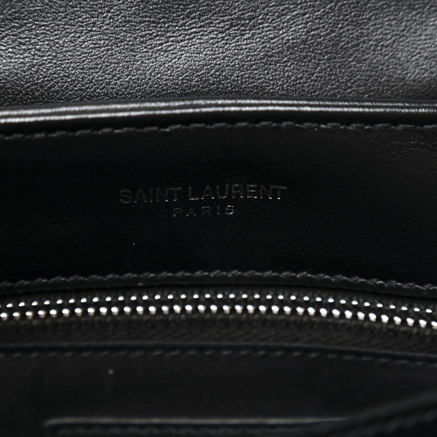 Calfskin Y Quilted Monogram Toy Loulou Crossbody Bag Black