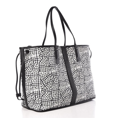 MCM Visetos Large Liz Reversible Shopper Tote Black 5 of 13