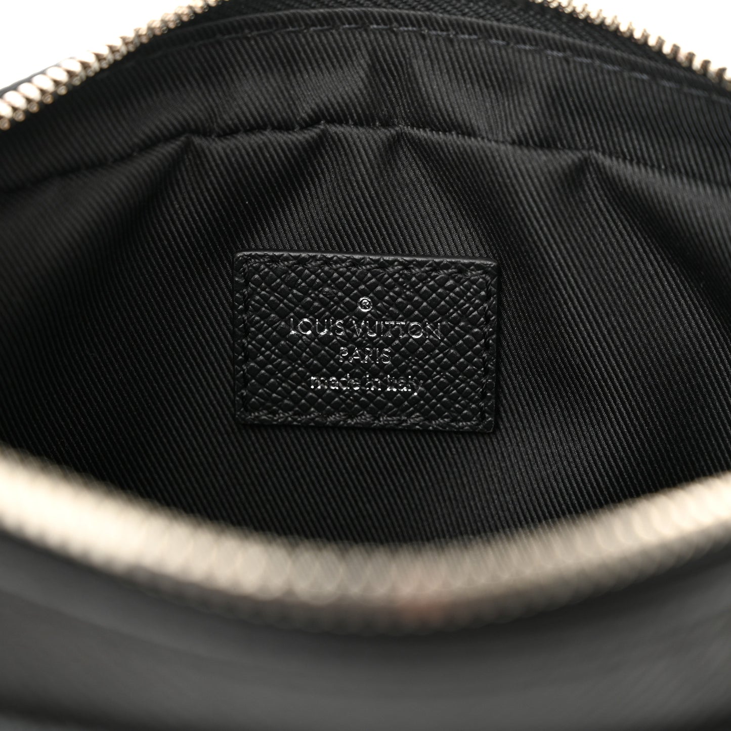 LOUIS VUITTON Taiga Monogram Outdoor Bumbag Black