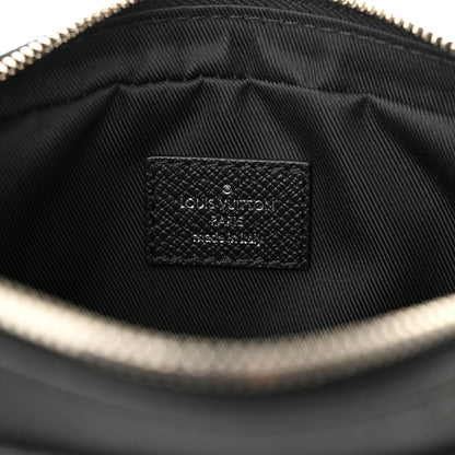 Louis Vuitton LOUIS VUITTON Taiga Monogram Outdoor Bumbag Black 6 of 9