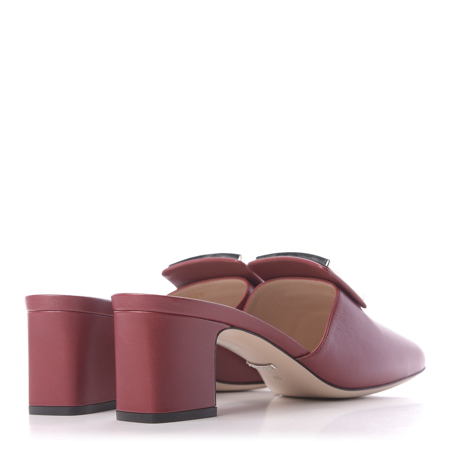 Gucci Malaga Kid Crystal Square G Madelyn Mules 40 Romantic Cerise 4 of 12