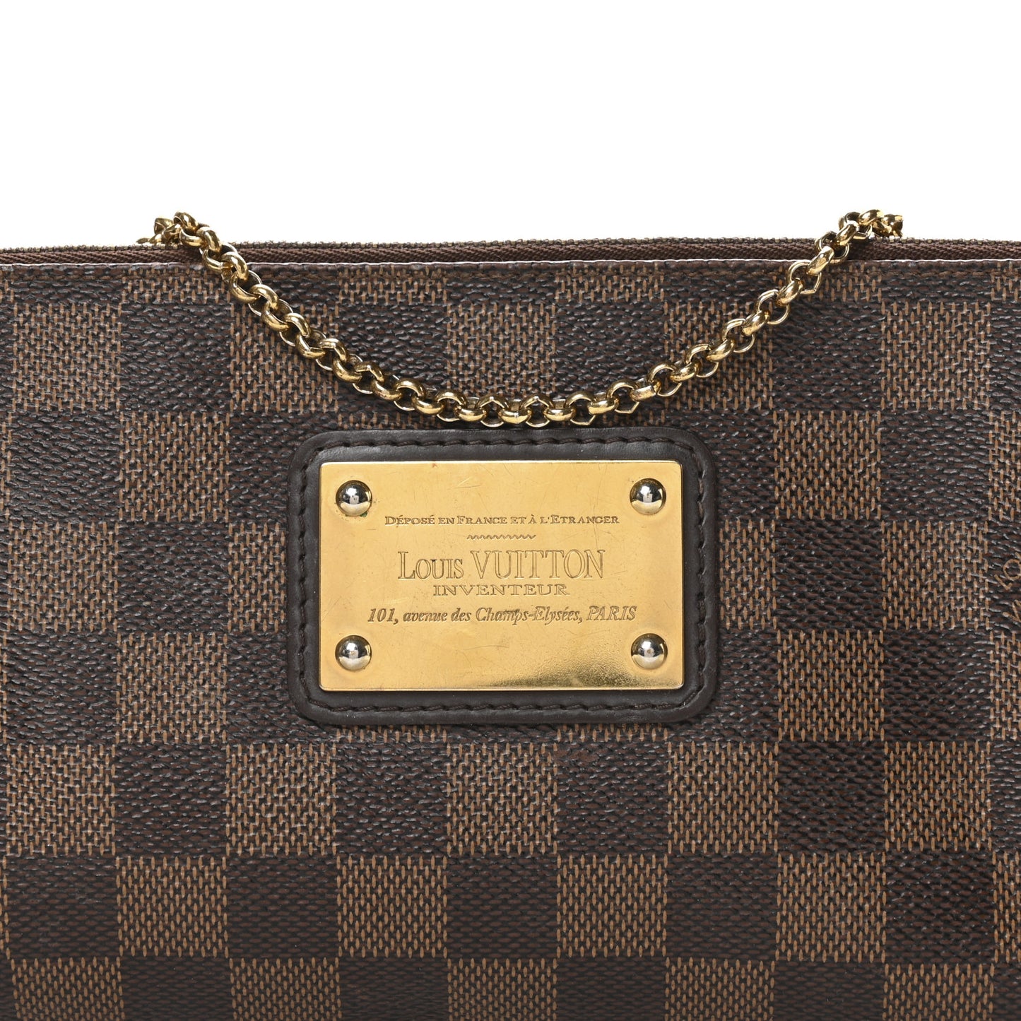 Damier Ebene Eva Clutch