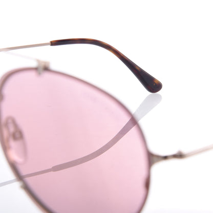 Tom Ford Oval Dickon Sunglasses TF 527 Pink 7 of 8