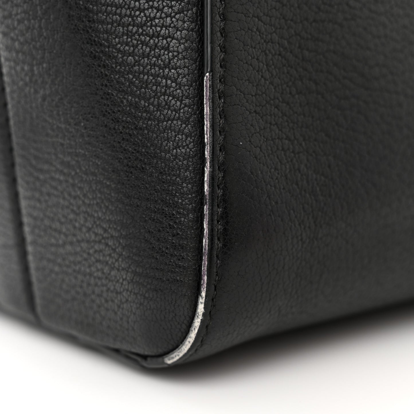 Sugar Goatskin Mini Antigona Black