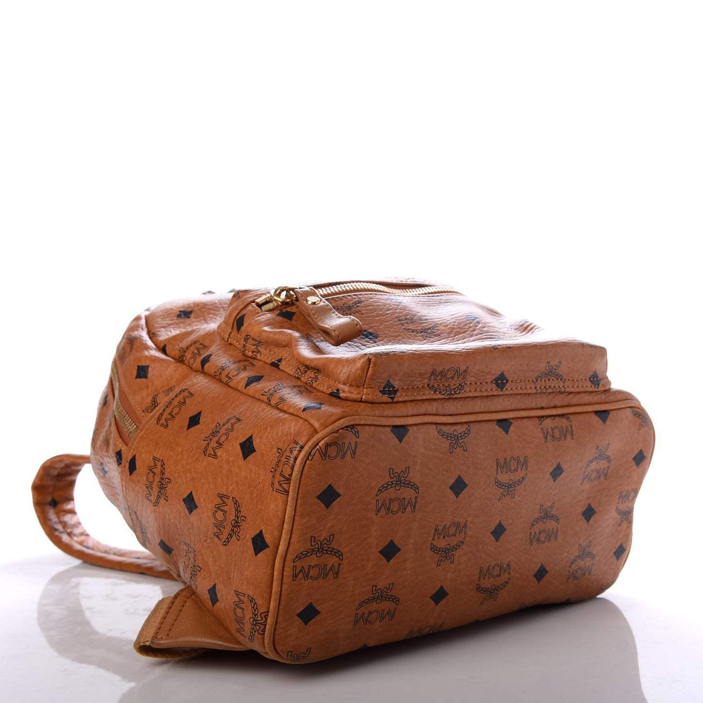 Visetos Small Sprinkle Stud Stark Backpack Cognac
