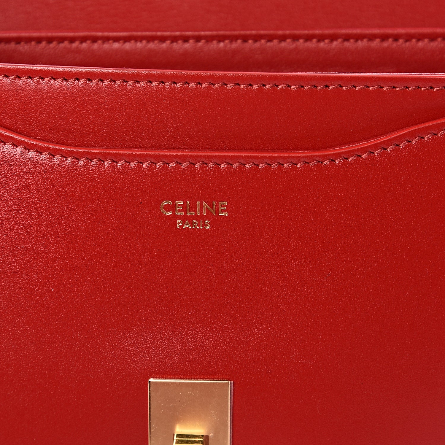 Celine Satinated Calfskin Besace Small 16 Red 5 of 8