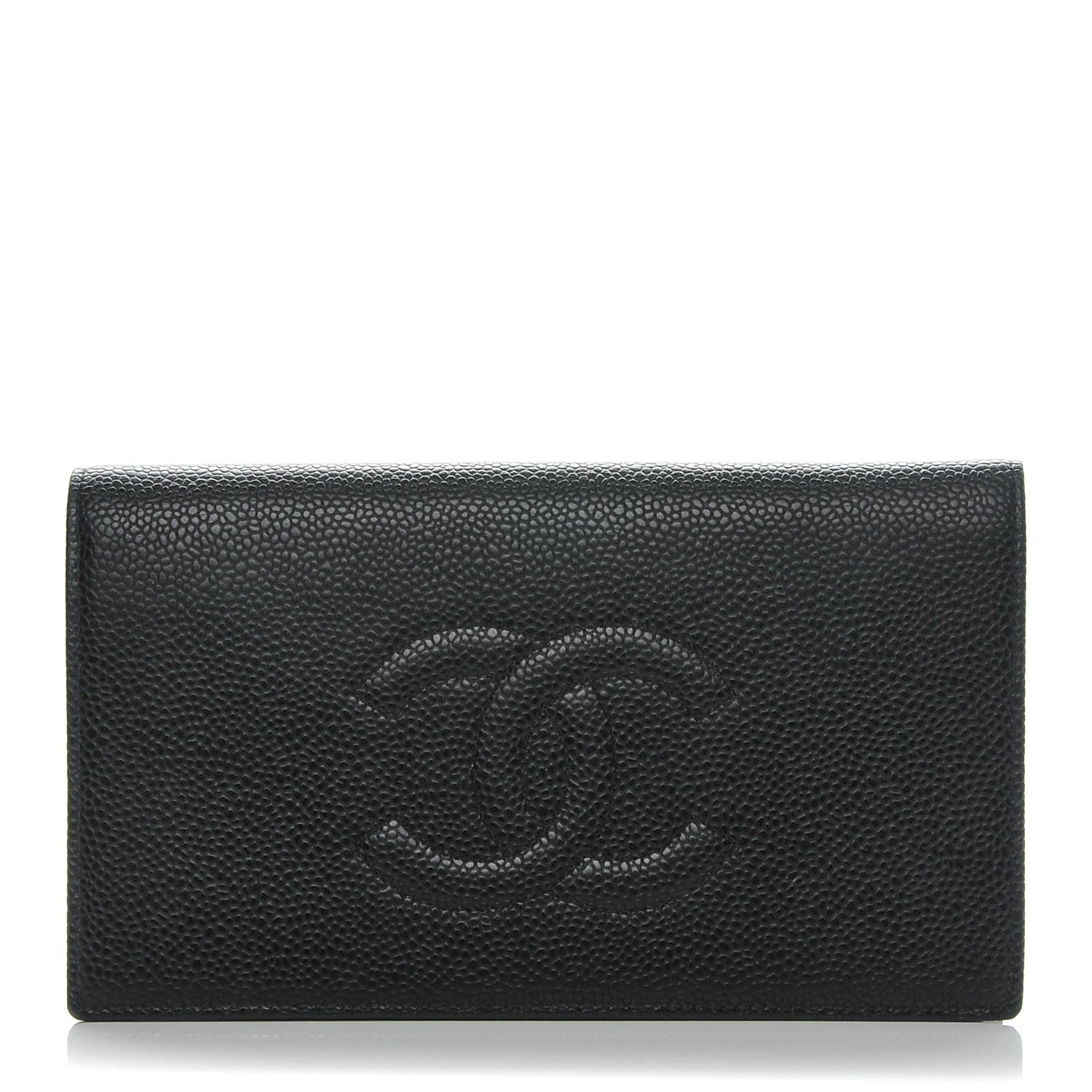 Chanel Caviar Timeless CC Yen Wallet Black 1 of 8