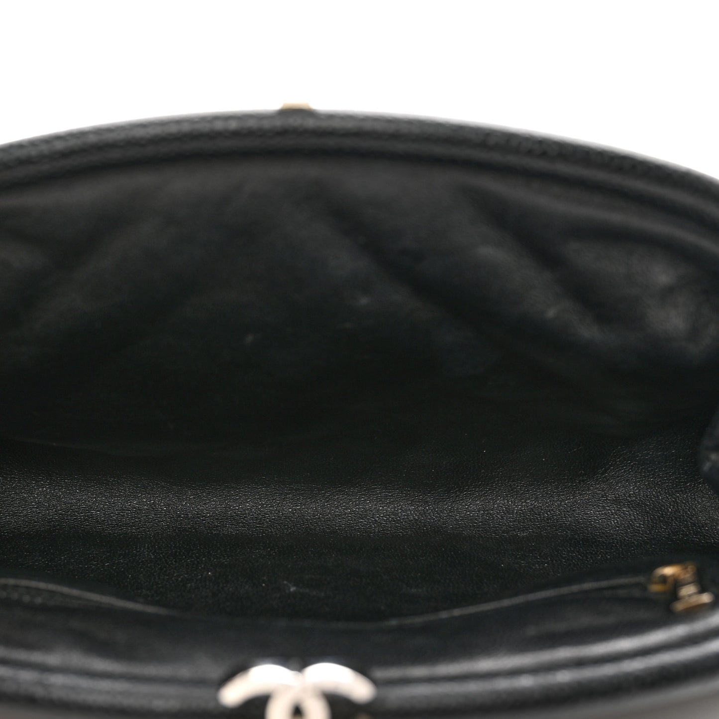 Caviar Quilted Timeless Clutch Black