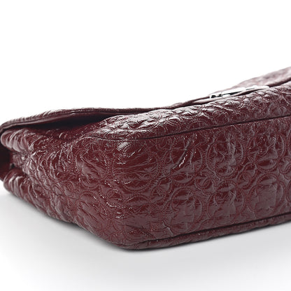Chanel Vinyl Jumbo Rock in Moscow Dark Red 9 of 10