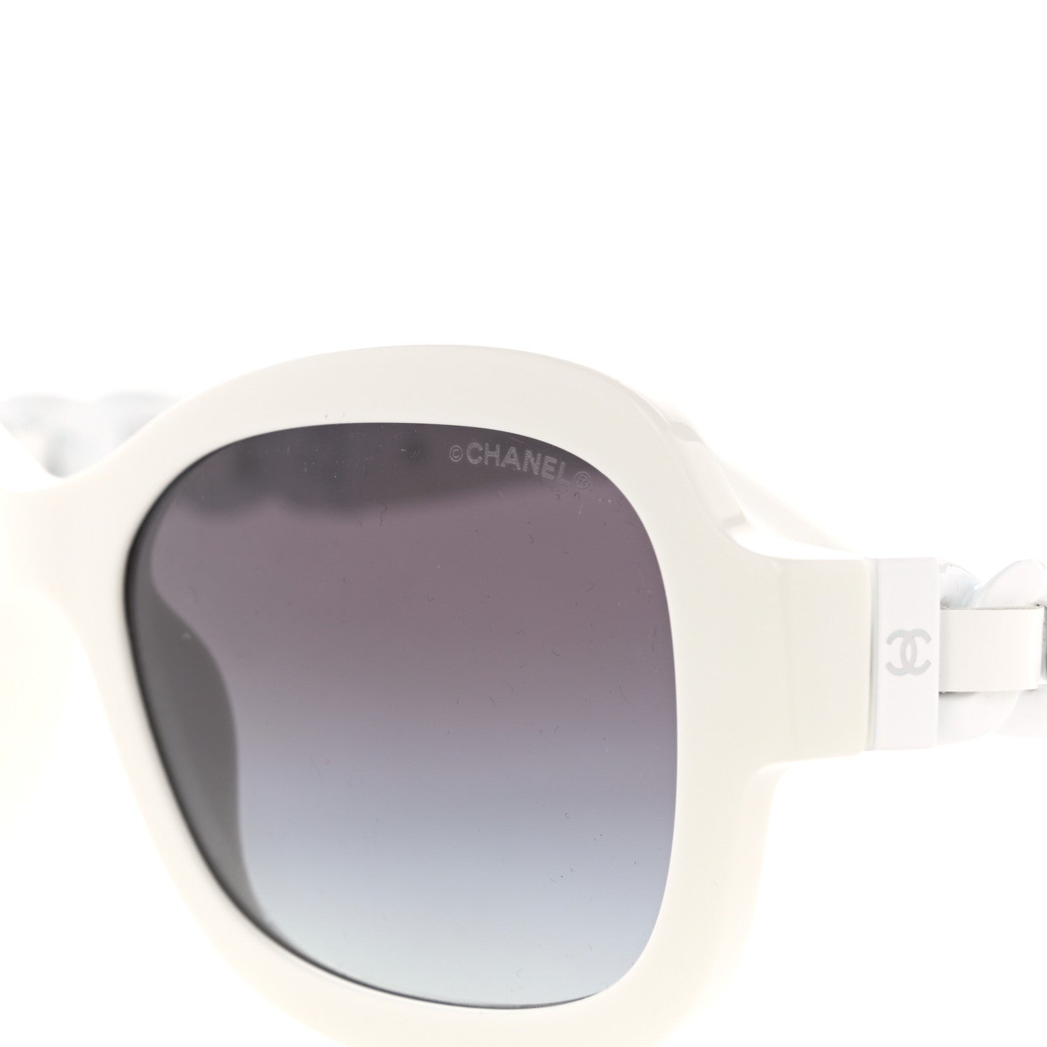 Chanel Acetate Chain Sunglasses 5465-Q White 7 of 10