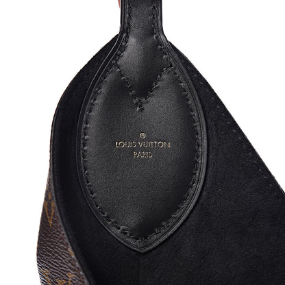 Louis Vuitton Monogram Flower Hobo Black 6 of 10