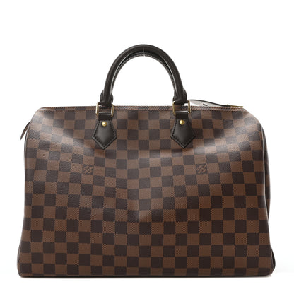Louis Vuitton Damier Ebene Speedy 35 1 of 9
