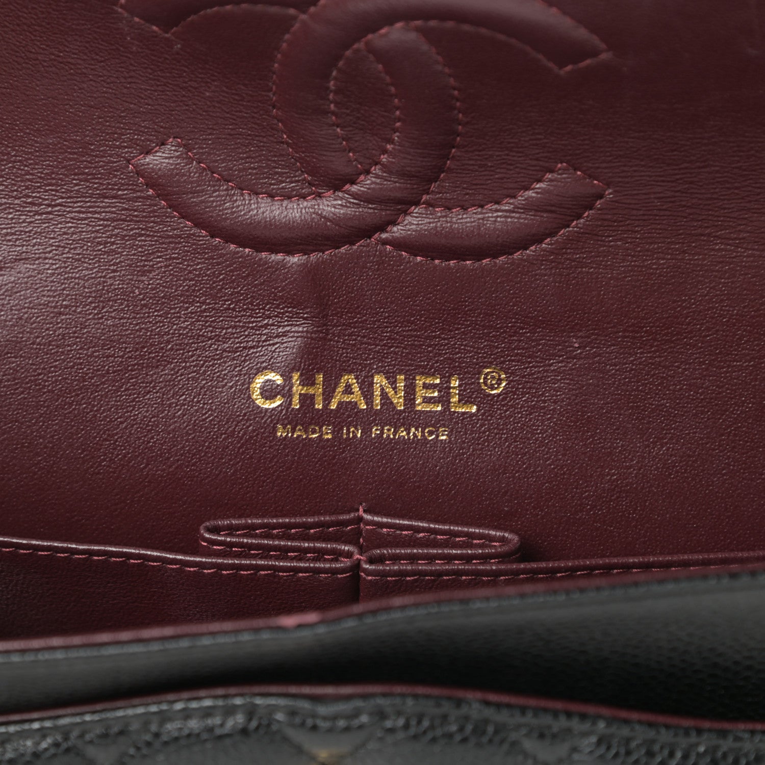 Chanel Caviar Quilted Medium Double Flap Black 6 of 15