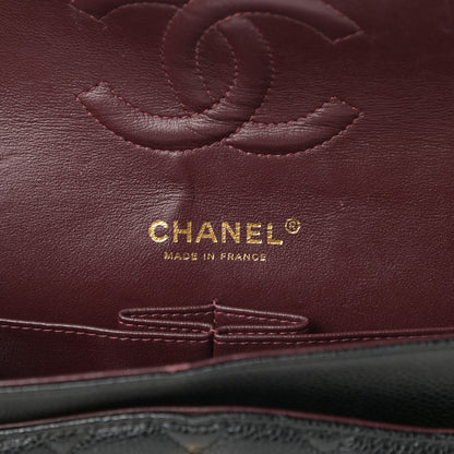 Chanel Caviar Quilted Medium Double Flap Black 6 of 15