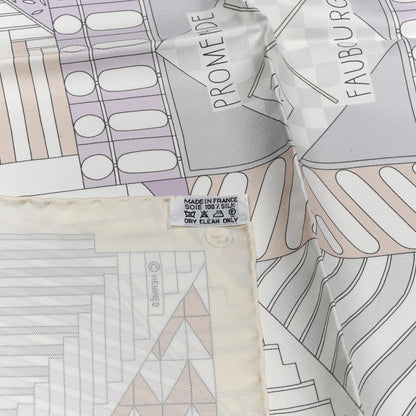 Hermes Silk Promenade Au Faubourg Scarf 90 2 of 3