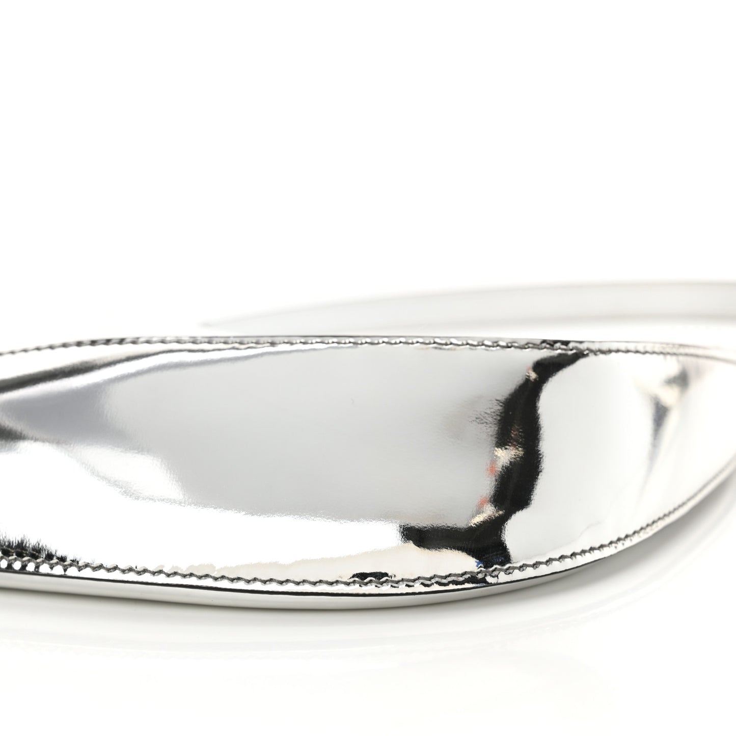 Spazzolato Cleo Shoulder Bag Argento