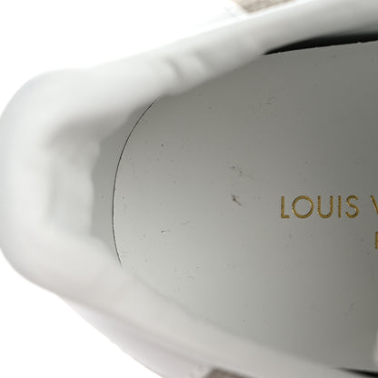 Louis Vuitton Denim Monogram Time Out Sneakers 39 Beige 10 of 10