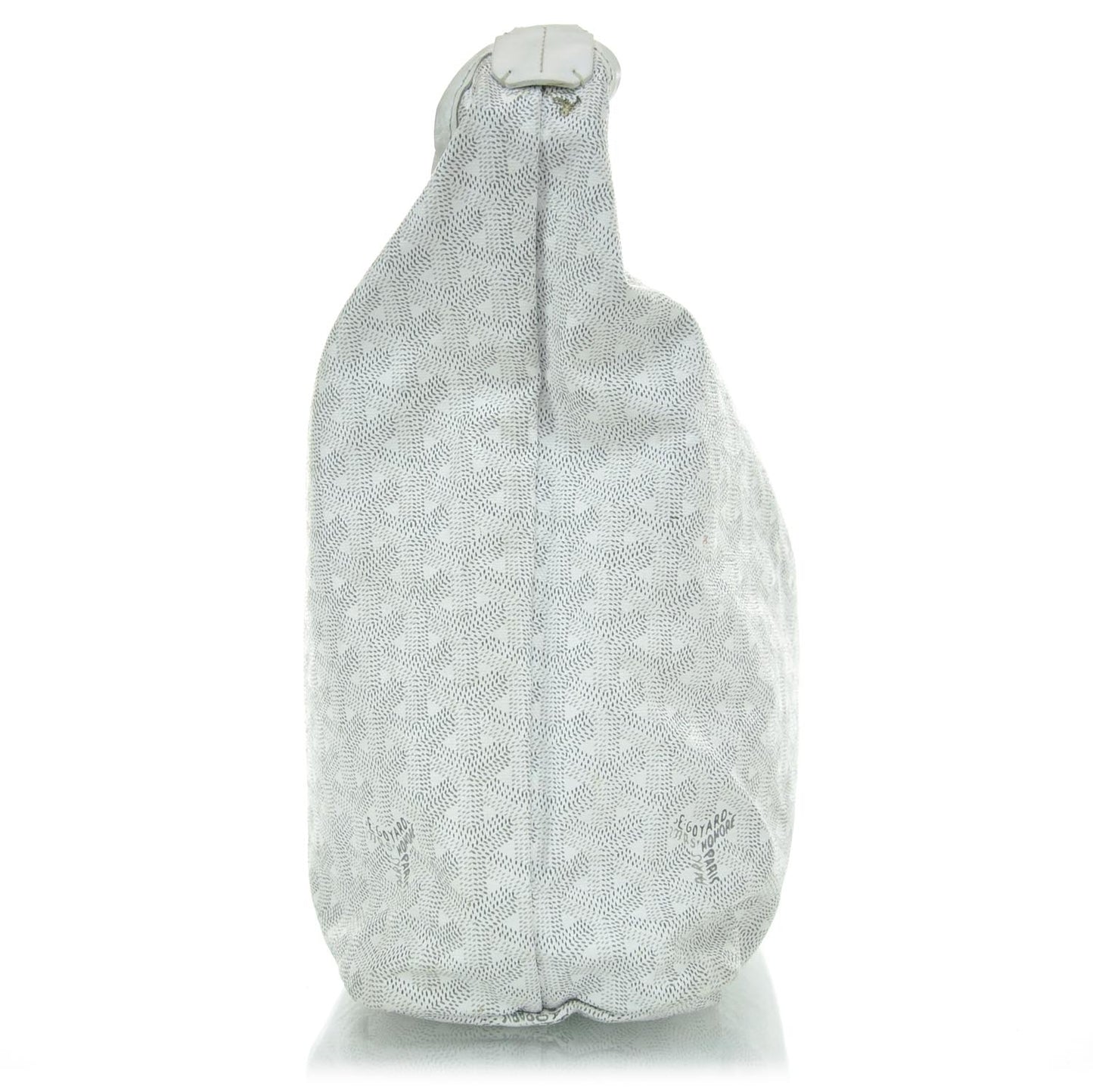Goyardine Fidji Zip Hobo White