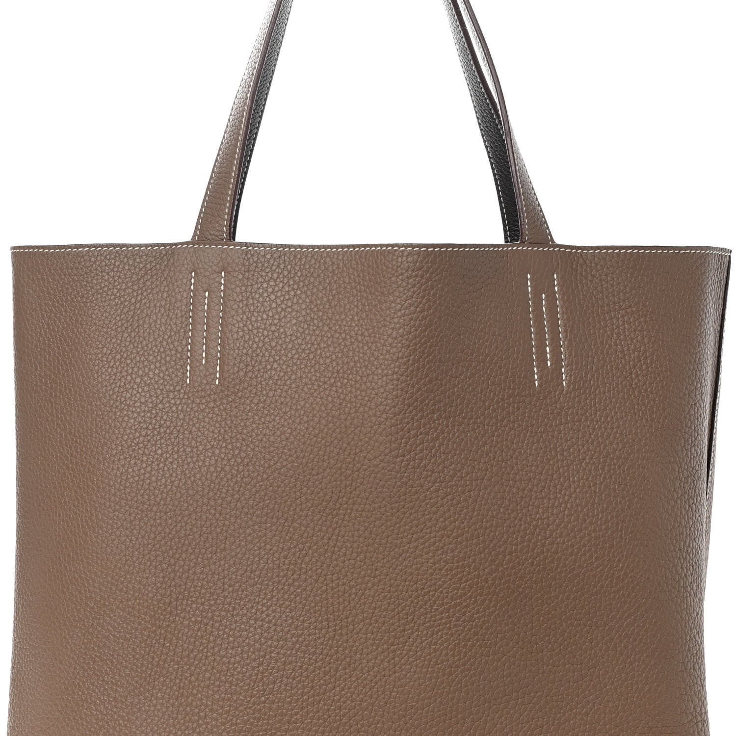 Hermes Taurillon Clemence Double Sens 36 Etoupe Ebene 13 of 20