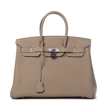 Hermes Togo Birkin 35 Gris Tourterelle 1 of 9