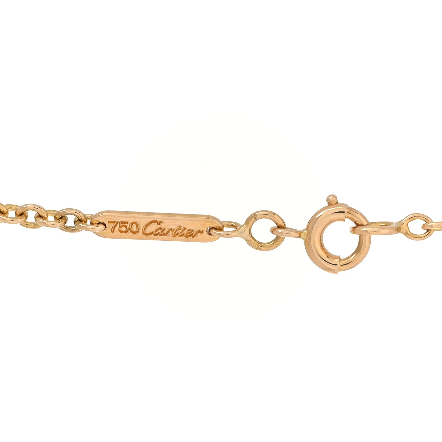 18K Pink Yellow White Gold Baby Trinity Pendant Necklace