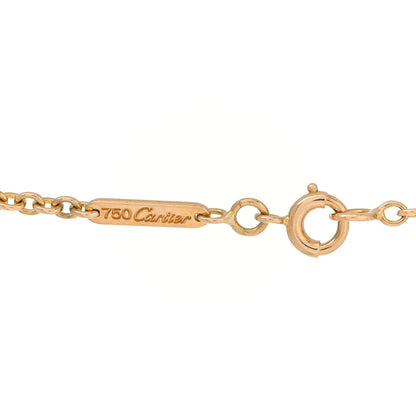 Cartier 18K Pink Yellow White Gold Baby Trinity Pendant Necklace 3 of 4