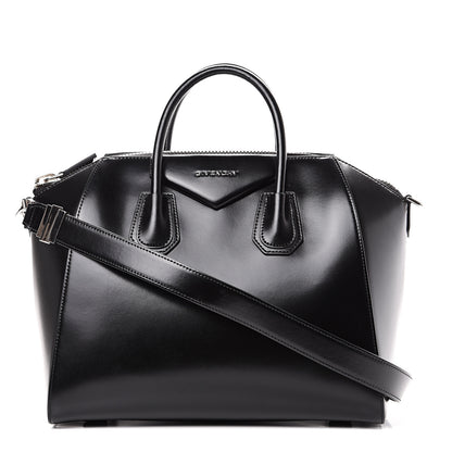 Givenchy Shiny Lord Calfskin Medium Antigona Black 1 of 12
