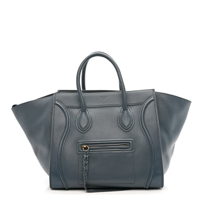 Celine Smooth Calfskin Medium Phantom Luggage Slate 1 of 16
