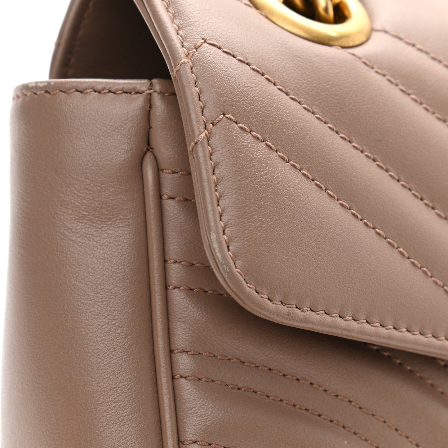 Calfskin Matelasse Small GG Marmont Shoulder Bag Porcelain Rose