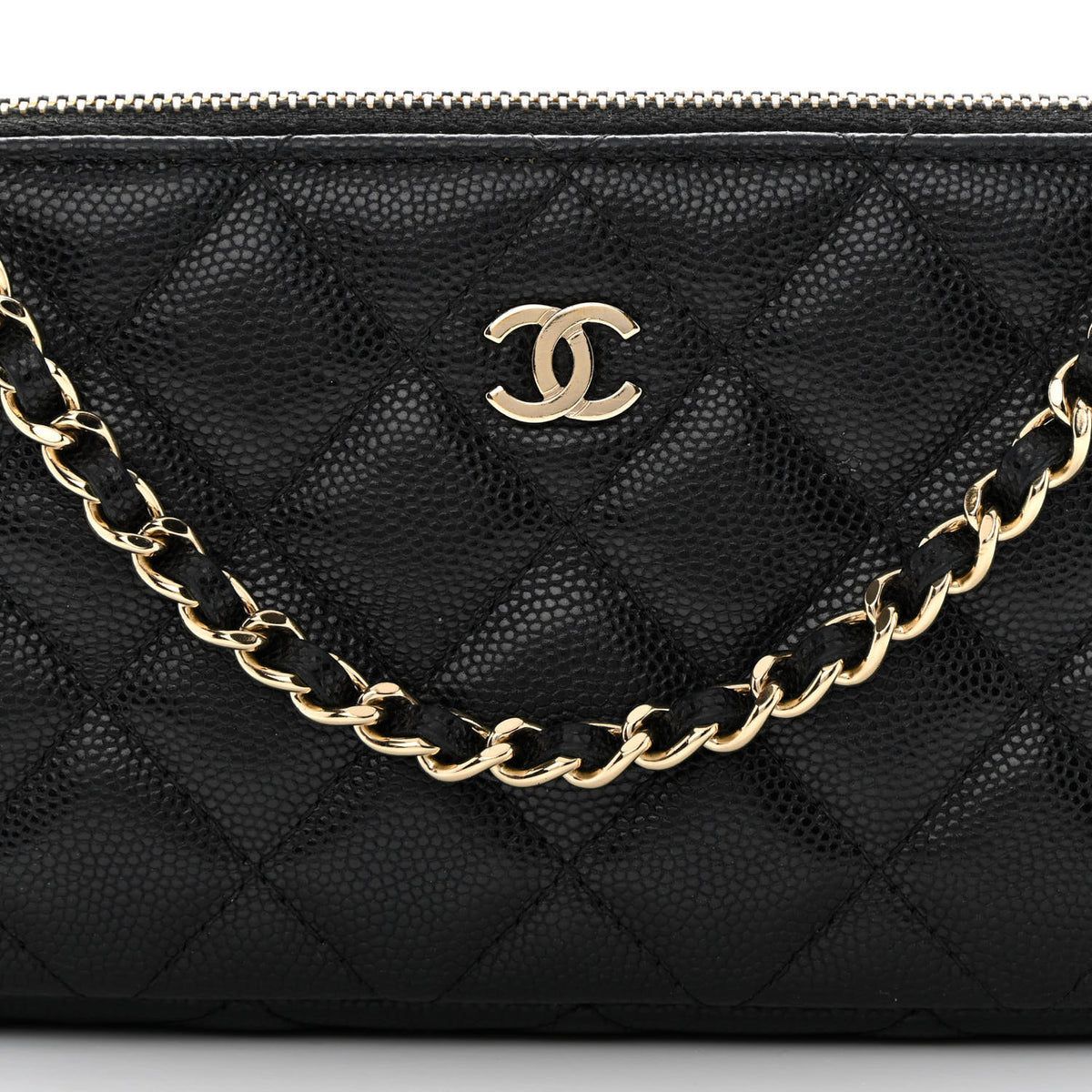 Chanel Caviar Quilted Small Clutch With Chain Black 11 of 16