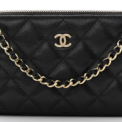 Chanel Caviar Quilted Small Clutch With Chain Black 11 of 16