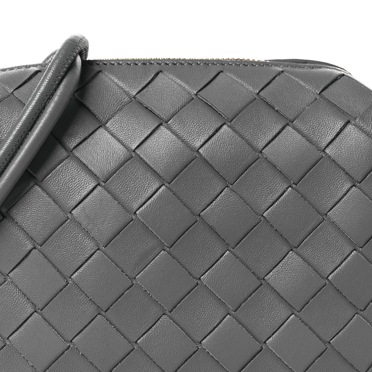 Nappa Intrecciato Mini Loop Camera Bag Thunder