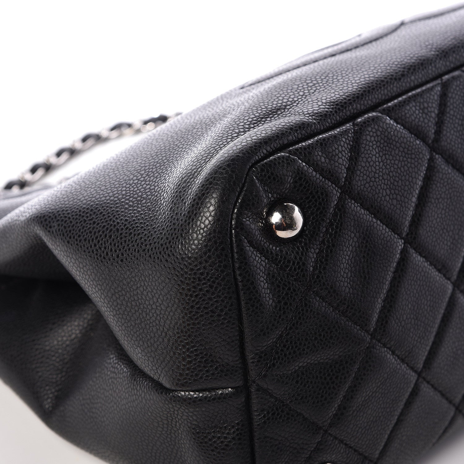 Chanel Caviar Quilted Timeless CC Soft Tote Black 7 of 14