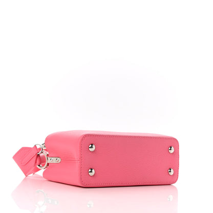 Louis Vuitton Taurillon Capucines Mini Fluo Pink 4 of 9