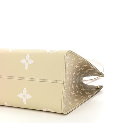 Louis Vuitton Monogram Giant Spring In The City OnTheGo MM Sunset Kaki 9 of 10