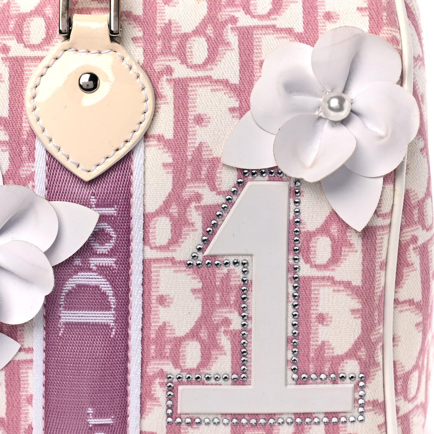 Monogram Girly Boston Pink