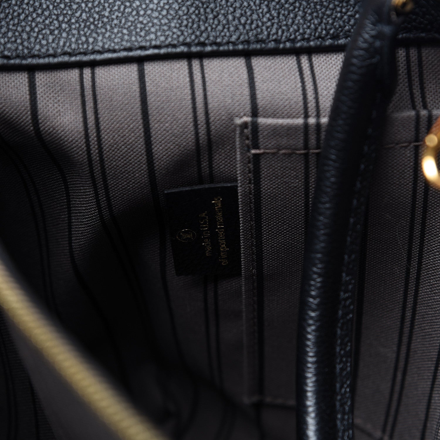 Louis Vuitton Empreinte Montaigne GM Black 7 of 12