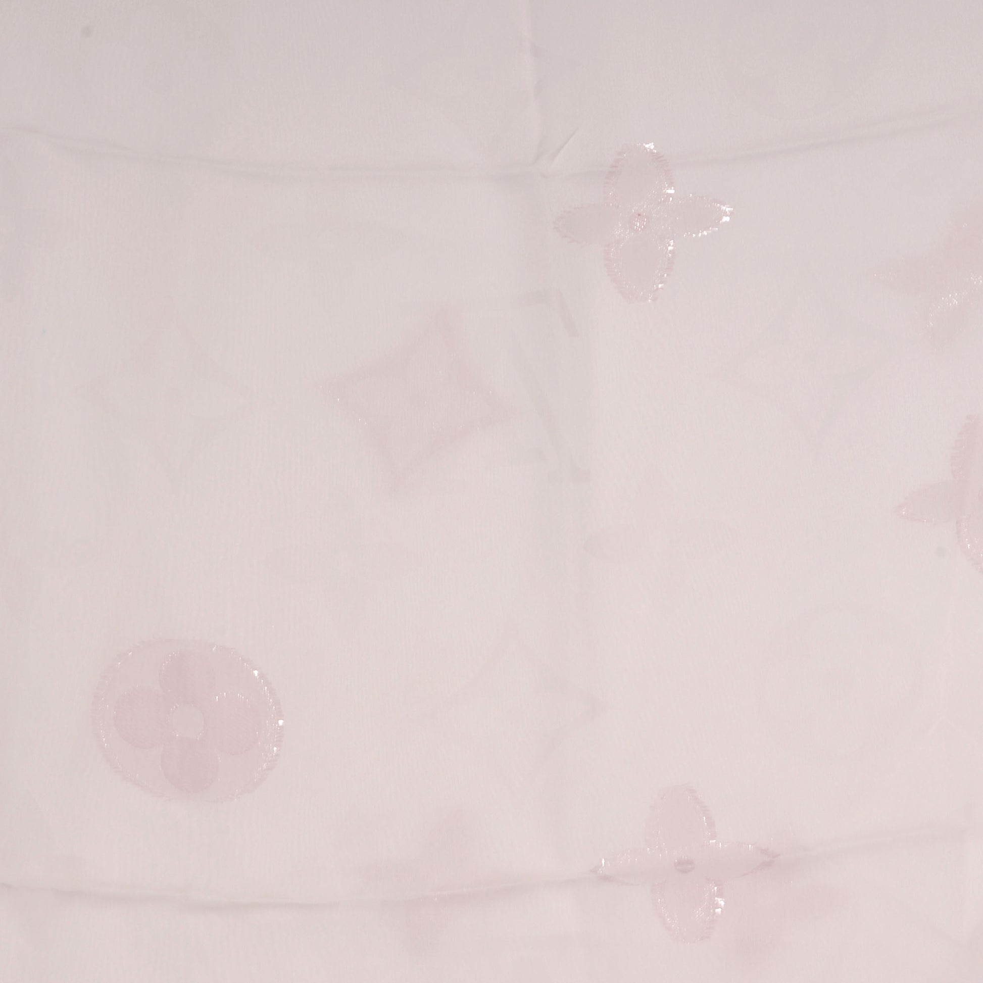 Louis Vuitton Monogram Silk Glitter Stole 3 of 5