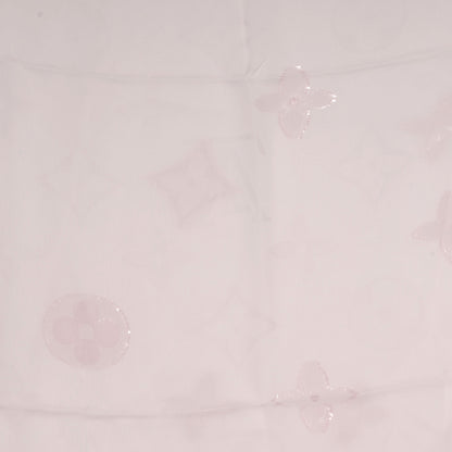 Louis Vuitton Monogram Silk Glitter Stole 3 of 5