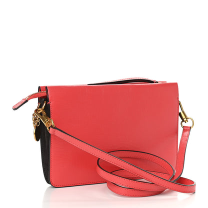 Givenchy Goatskin Suede Cross 3 Crossbody Bag Pink Grey 3 of 10
