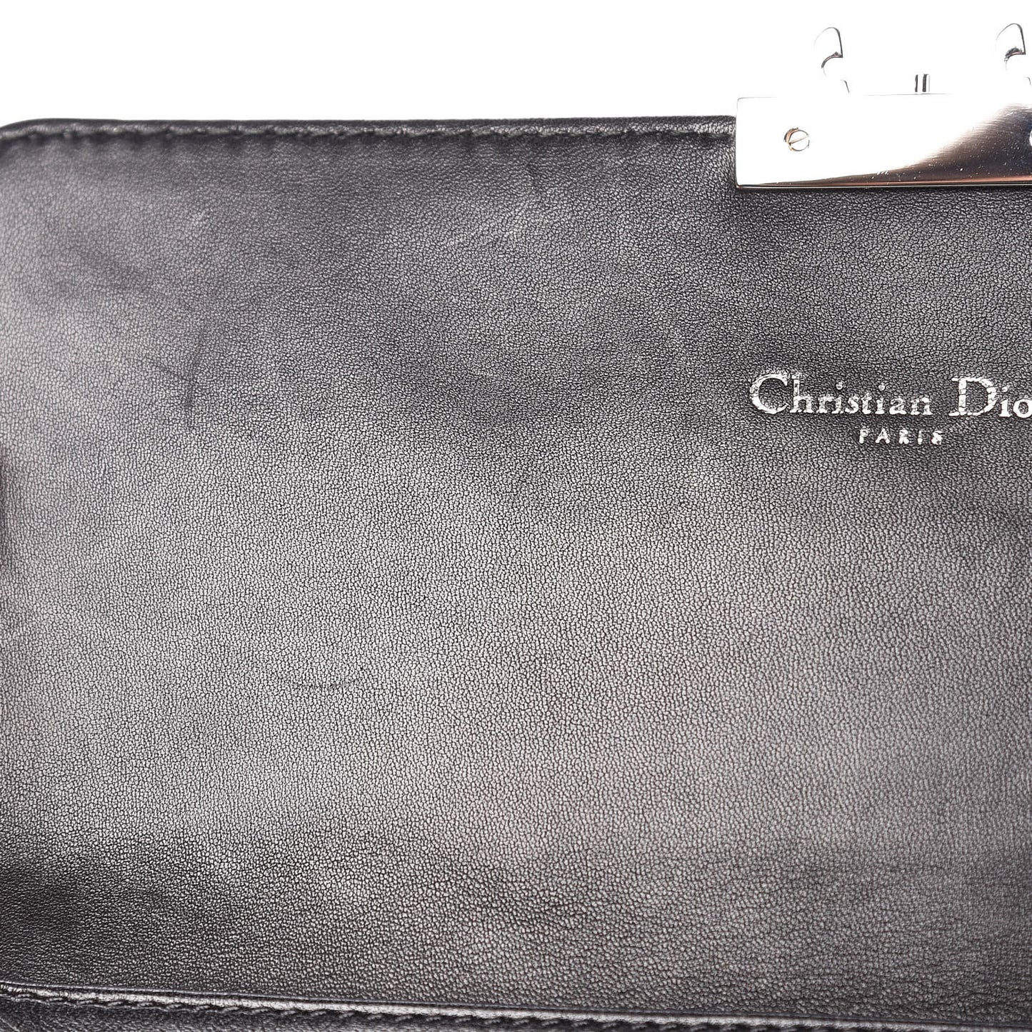 Lambskin Cannage Miss Dior Promenade Pouch Black
