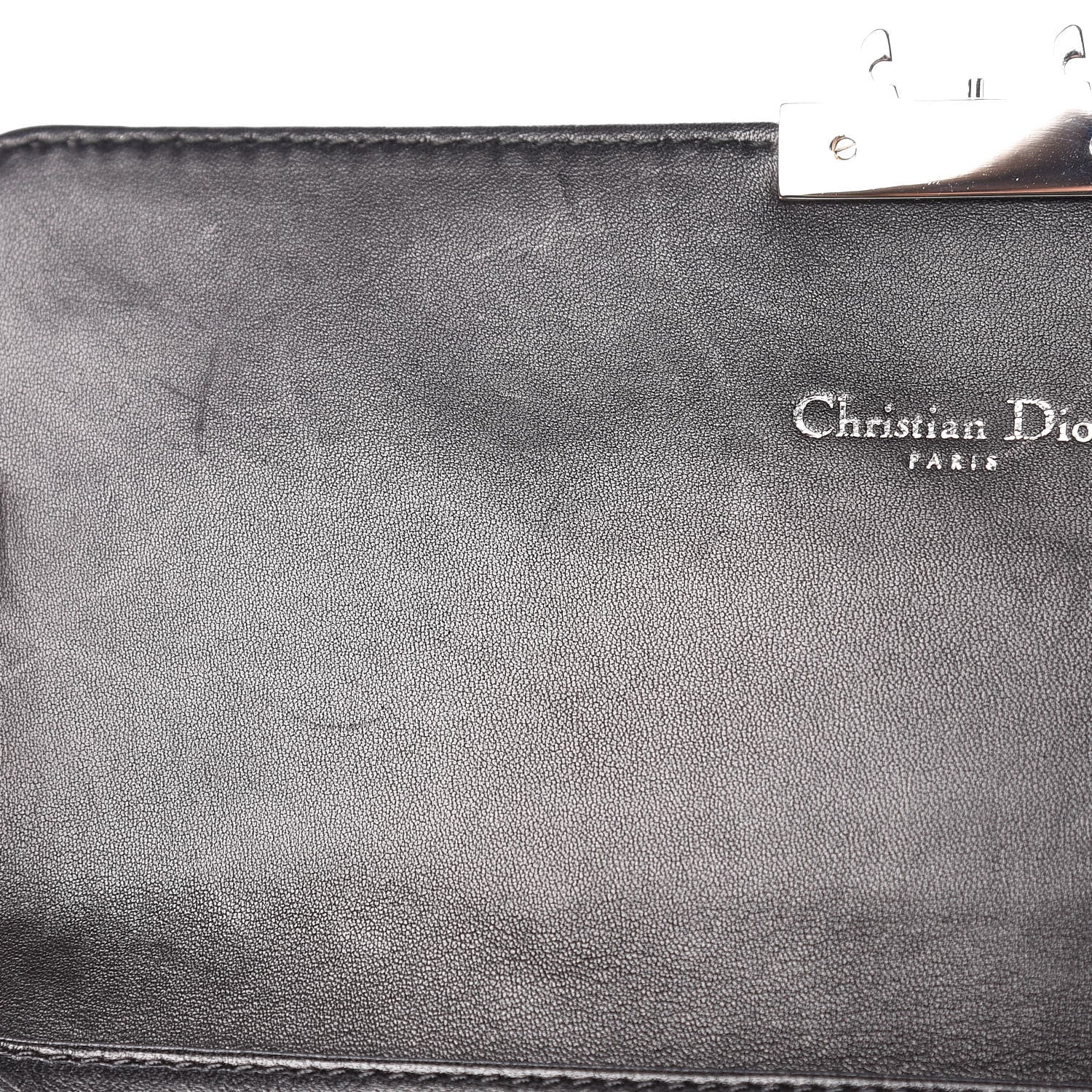 Christian Dior Lambskin Cannage Miss Dior Promenade Pouch Black 11 of 13