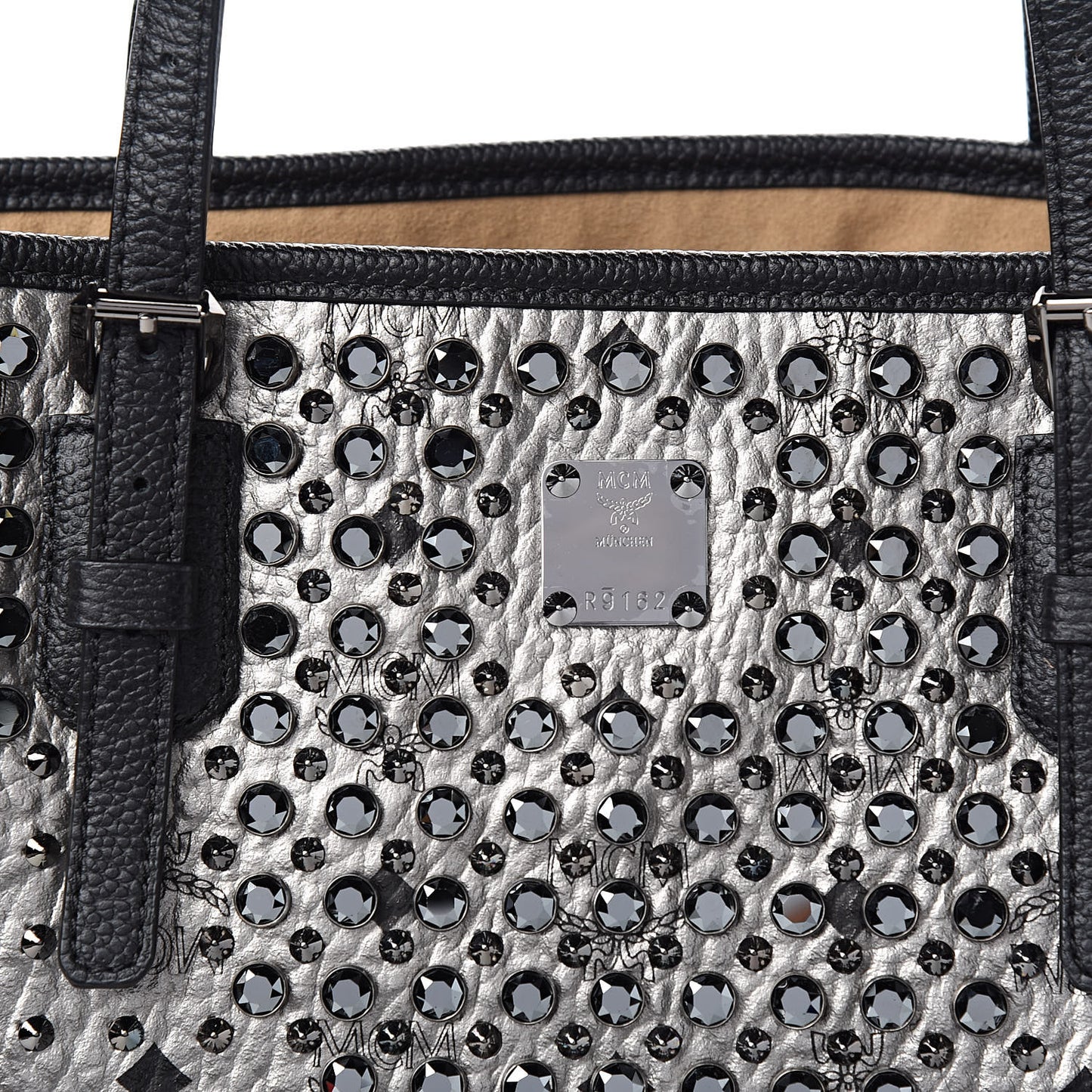 Visetos Diamond Medium Tote Silver