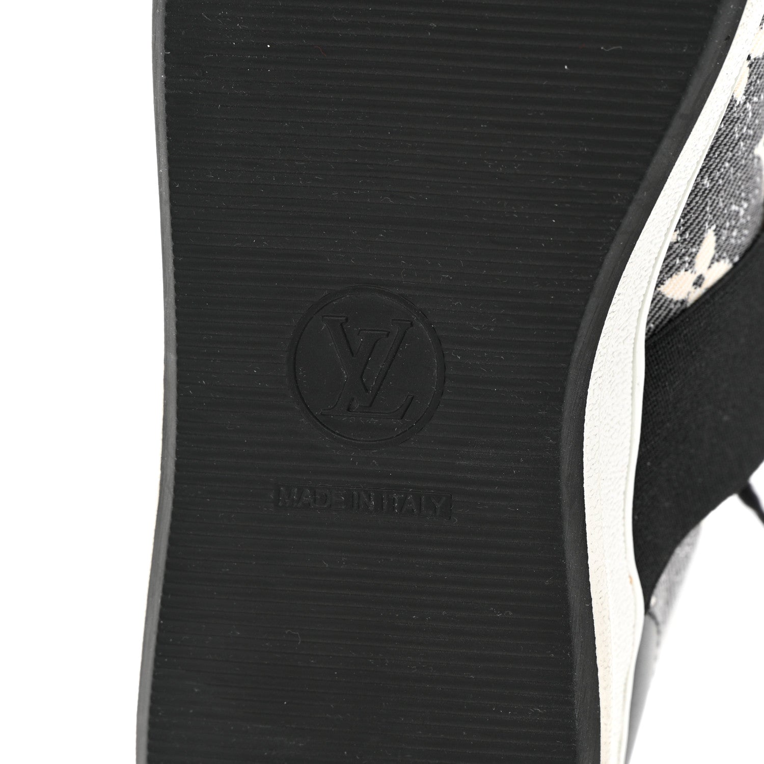 Louis Vuitton Denim Monogram Lous Sneakers 36 Gray 8 of 14