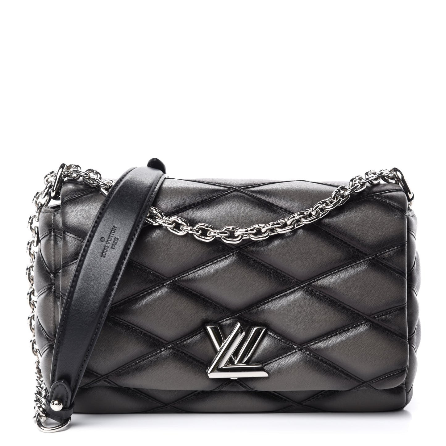 Lambskin Malletage GO-14 PM Charcoal