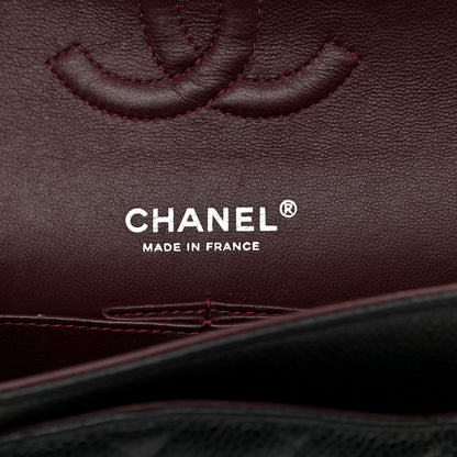 Chanel Caviar Quilted Medium Double Flap Black 6 of 10
