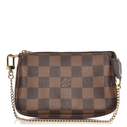Louis Vuitton Damier Ebene Mini Pochette Accessories 1 of 8